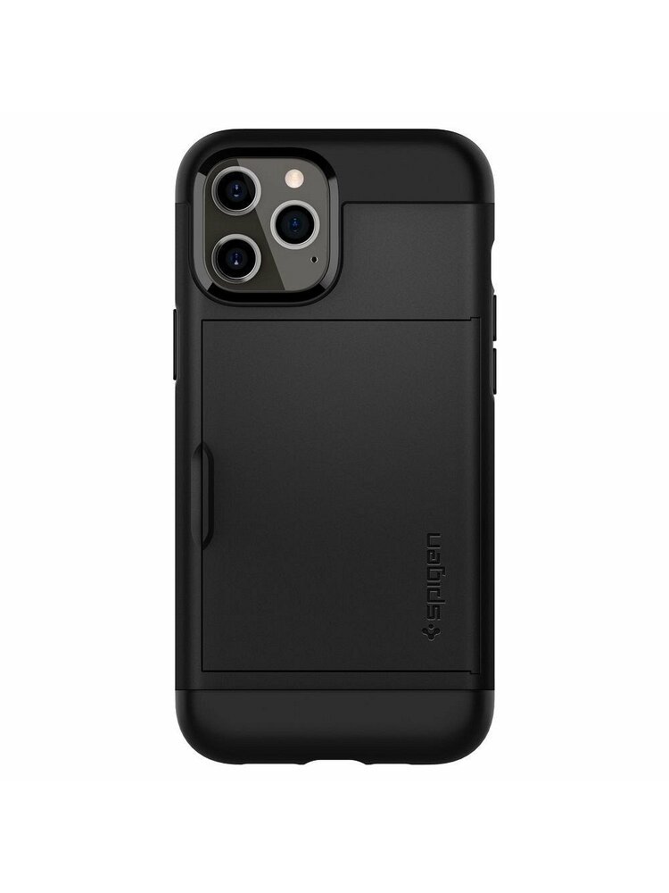 „SPIGEN Slim Armor CS“ skirtas „iPhone 12 PRO MAX“ juodas