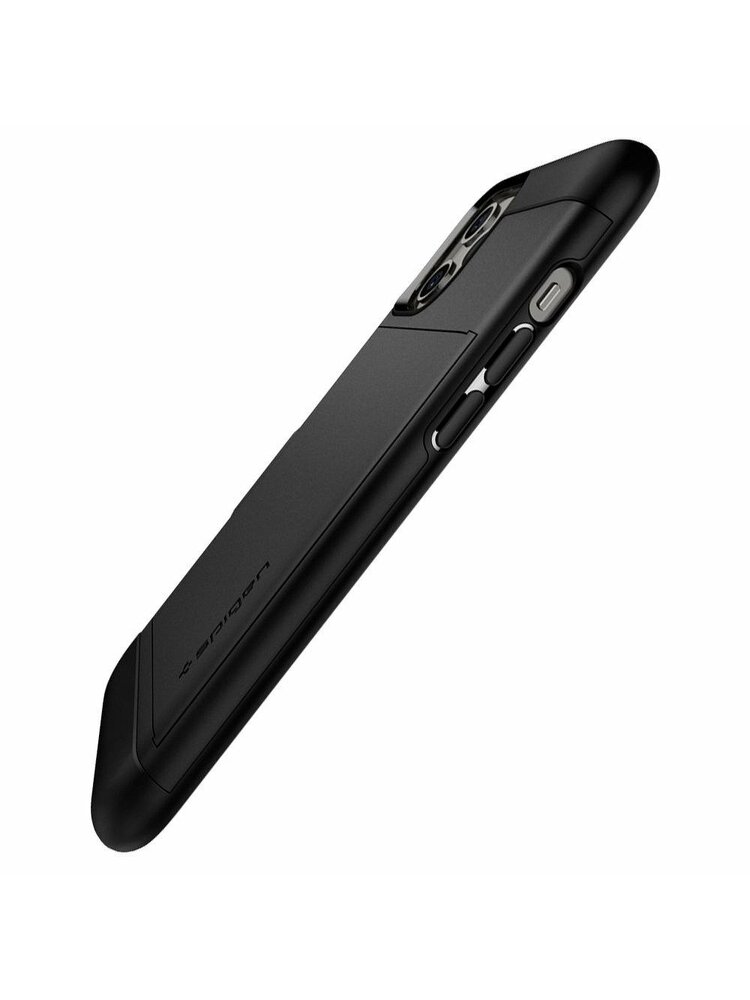 „SPIGEN Slim Armor CS“ skirtas „iPhone 12 PRO MAX“ juodas