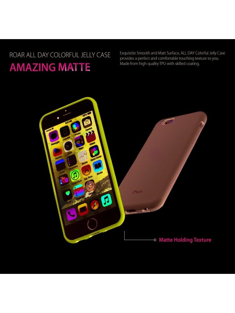 Roar spalvingas želė dėklas - „Iphone 12 Pro Max Grey“