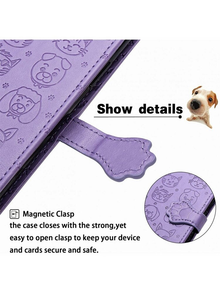 Dėklas Cat-Dog Samsung A125 A12 purpurinis