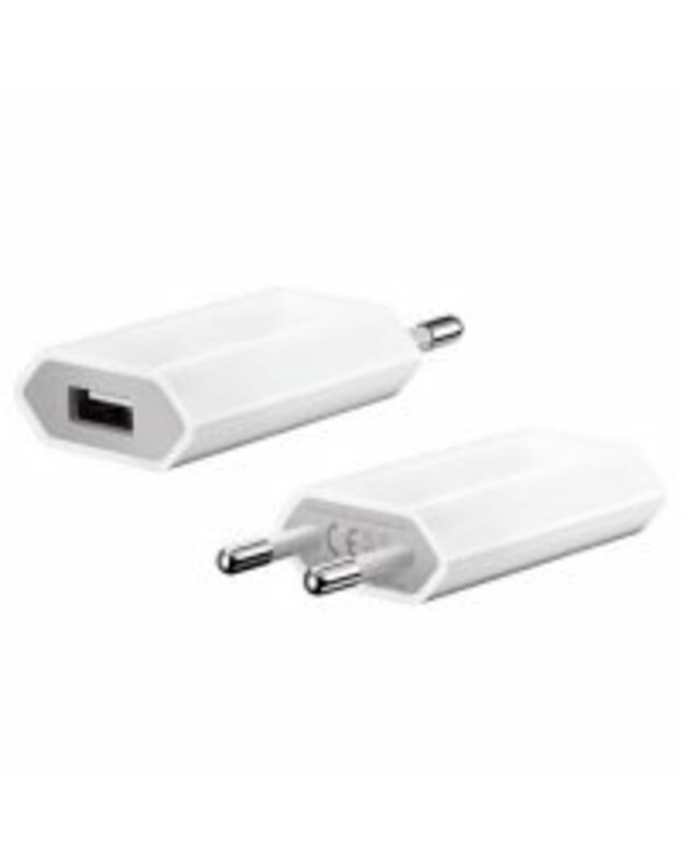 Įkroviklis Apple iPhone 5, 5C, 5S, SE, 6, 6 Plus, 6S, 6S Plus, 7, 7 Plus, 8, 8 Plus, X, XS, 11, 11 Pro, 11 Pro Max, SE (2020) (1.0A, A1400, originalas)