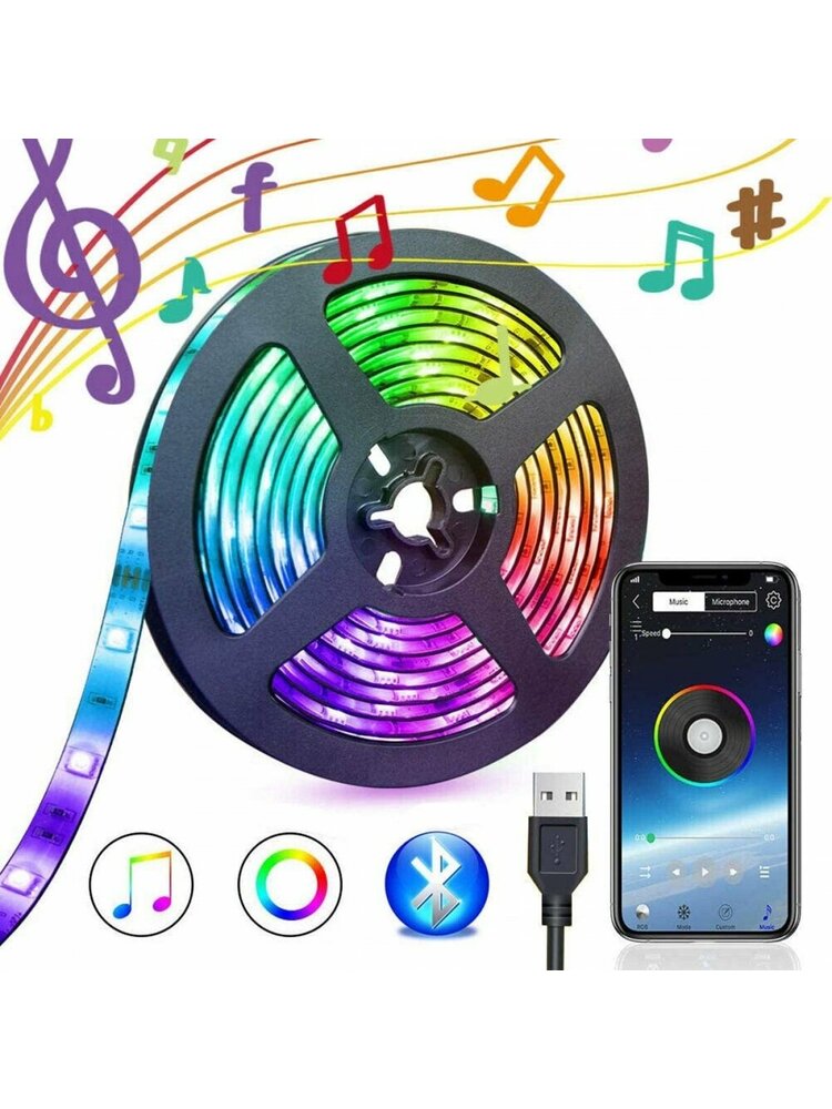 LED RGB Juosta Su Bluetooth