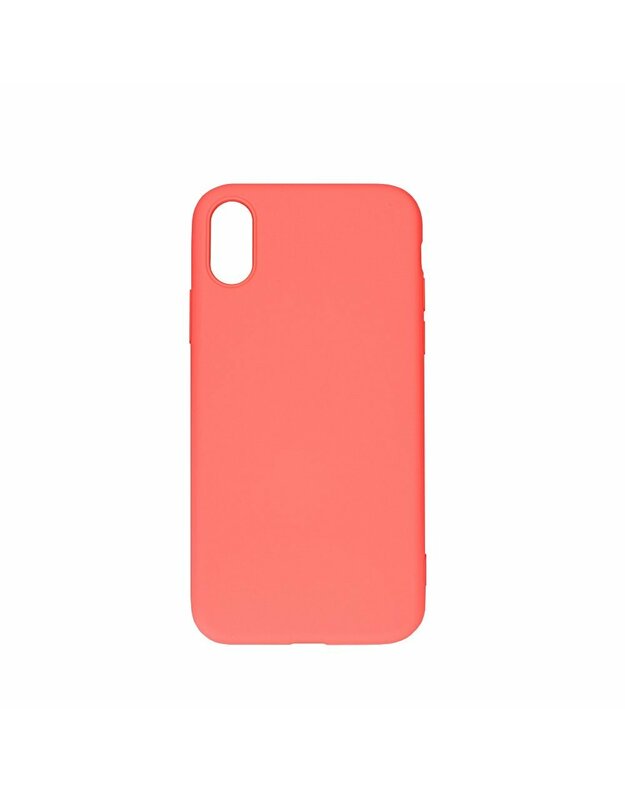  Silikoninis dėklas Microfibre Lite, Apple iPhone 12/12Pro, raudonas