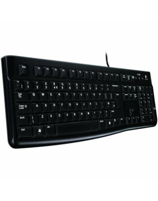 LOGITECH laidinė klaviatūra K120 - EER - rusiškas maketas - JUODA
