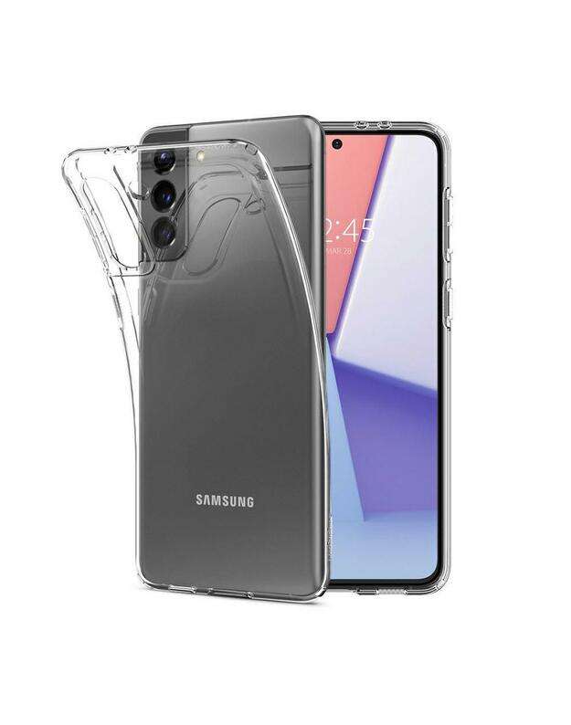 SPIGEN LIQUID CRYSTAL SAM S21 + skaidrus