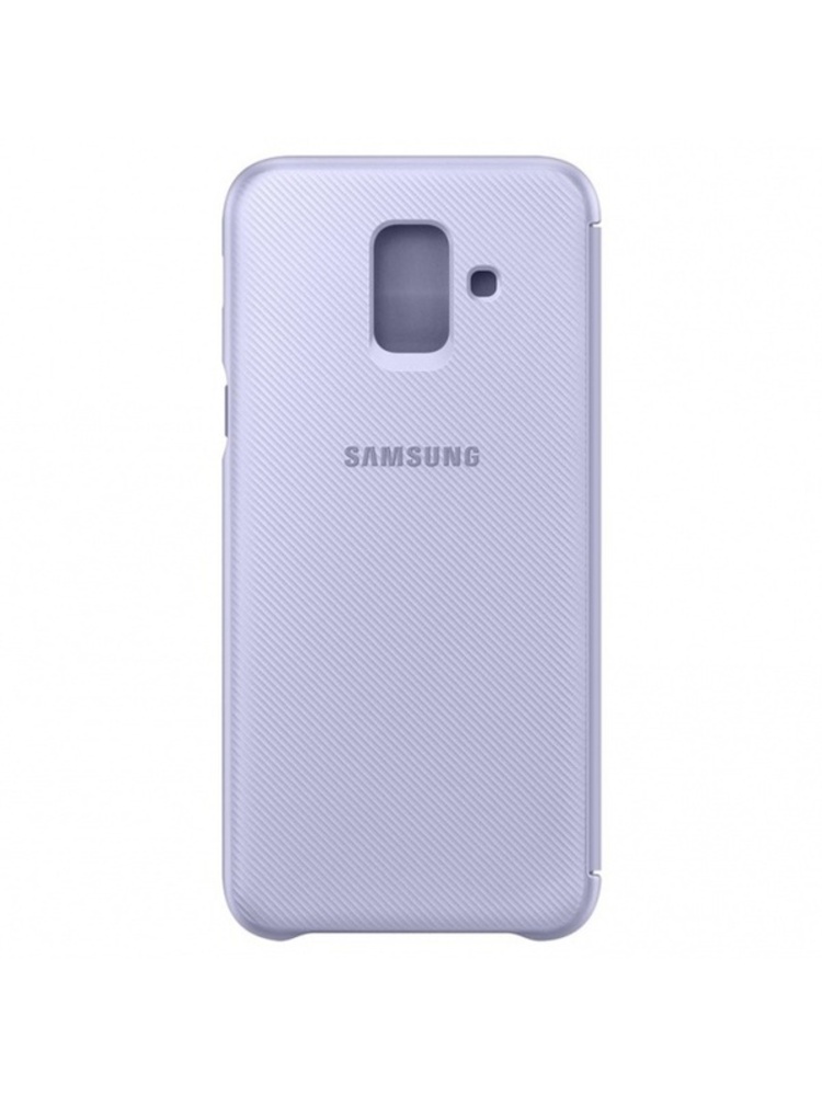 Galaxy A6 (2018) dėklas - piniginė (Violetinis)