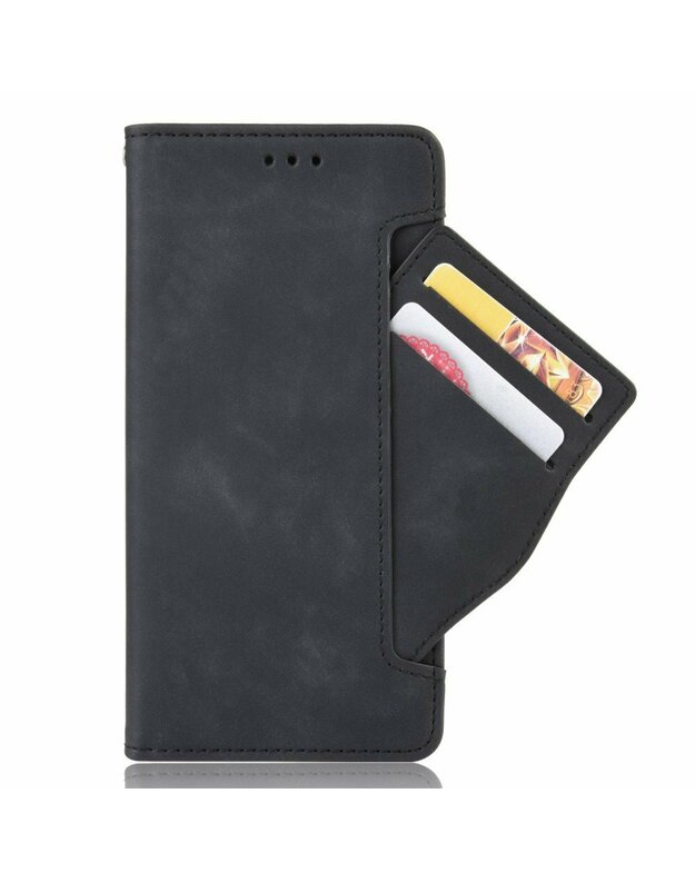 „Samsung Galaxy A32 4G“ piniginės dėklas, kortelių lizdas, juodas