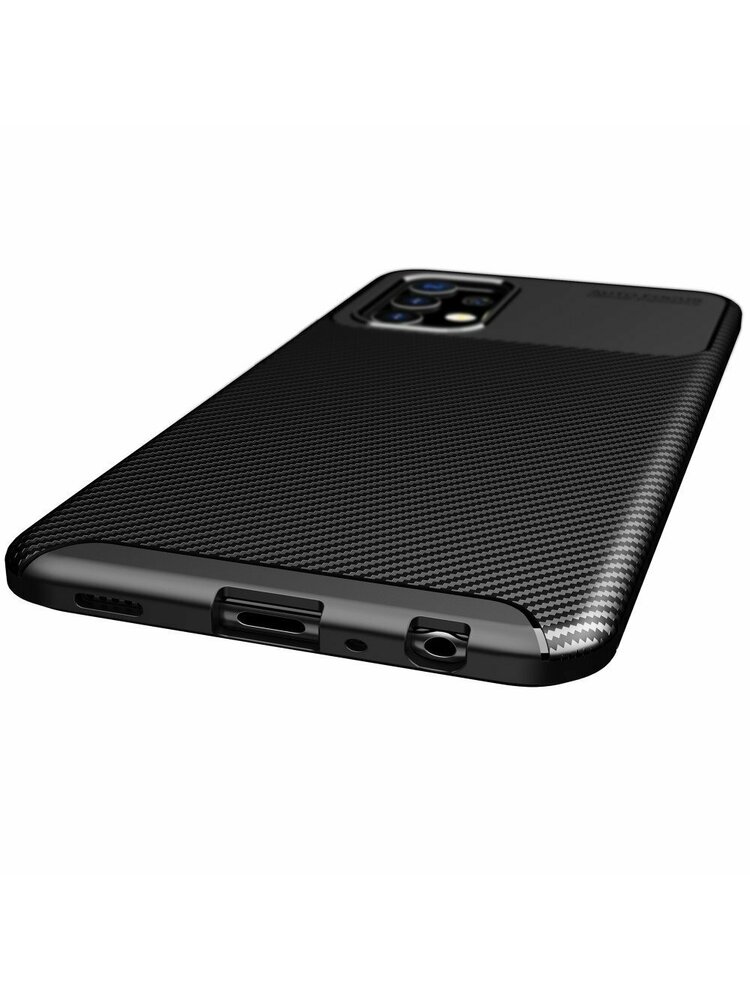 Anglies gelio dėklas, skirtas „Samsung Galaxy A32 LTE“, juodas