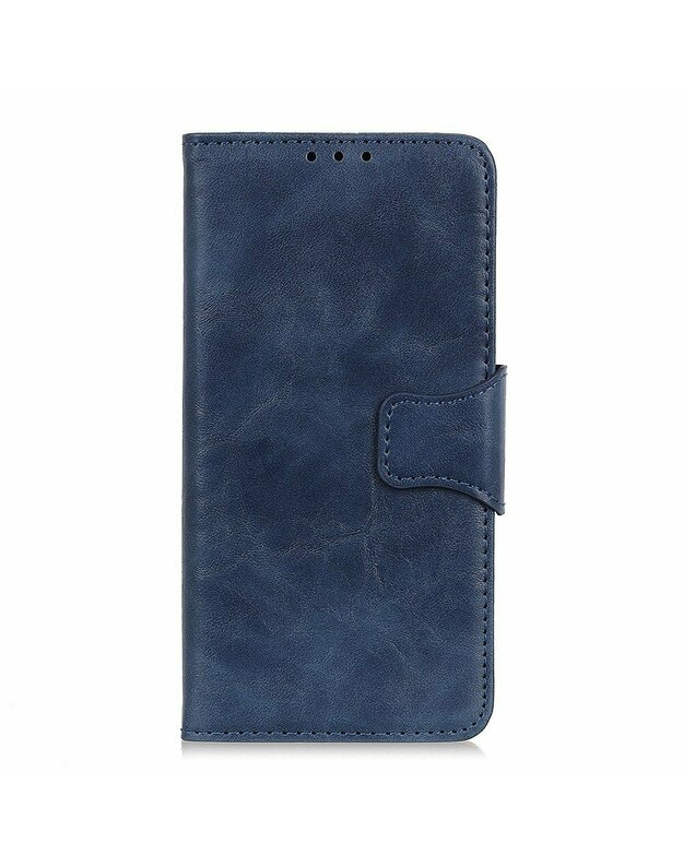 Crazy Horse Leather piniginės dėklas, skirtas „Samsung Galaxy A32 LTE“, mėlynas