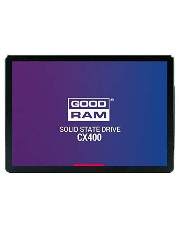 GOODRAM CX400 512 GB SSD, 2,5 ”7 mm, SATA 6 Gb / s, skaitymas / rašymas: 550/500 MB / s