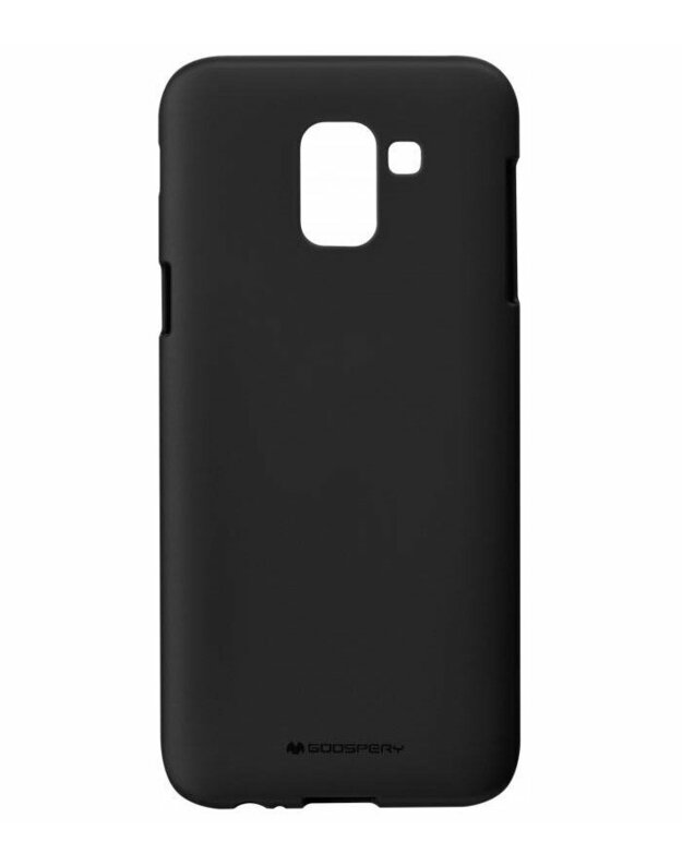 Gelinis dėklas, skirtas „Samsung J6 2018“ juodas