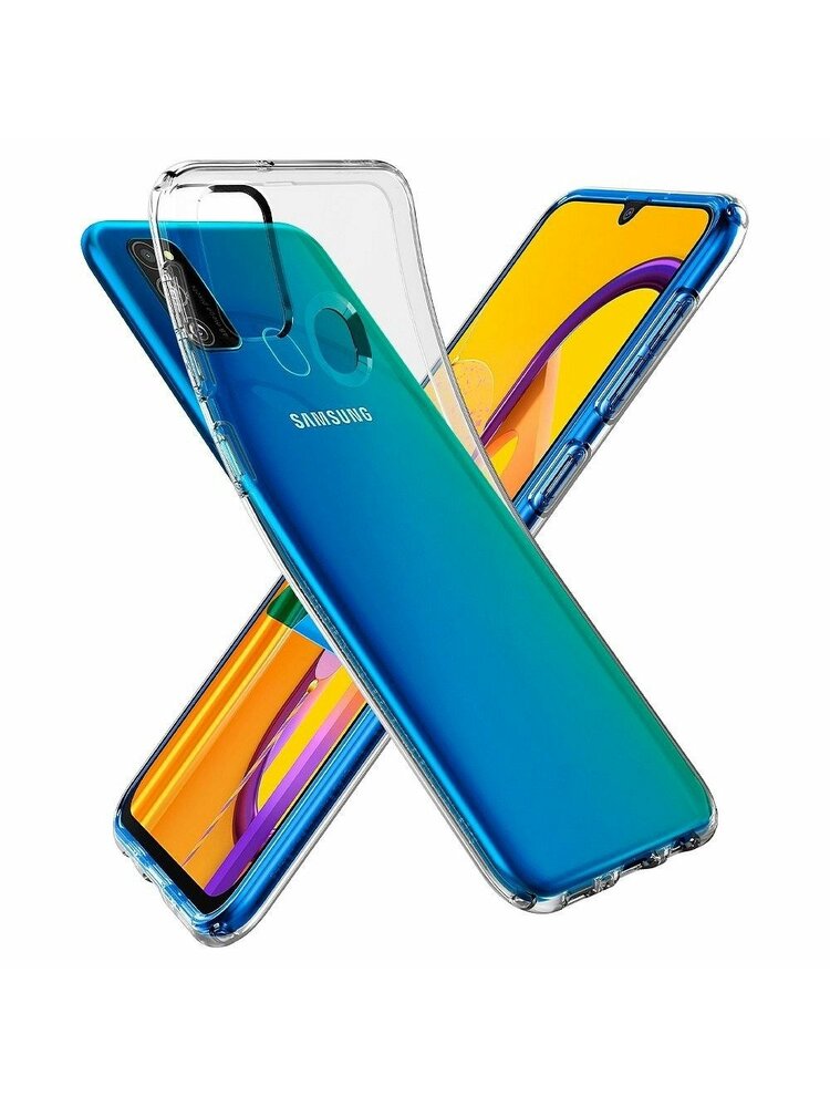 „SPIGEN“ skystas kristalas, skirtas „SAMSUNG M21“ skaidrus