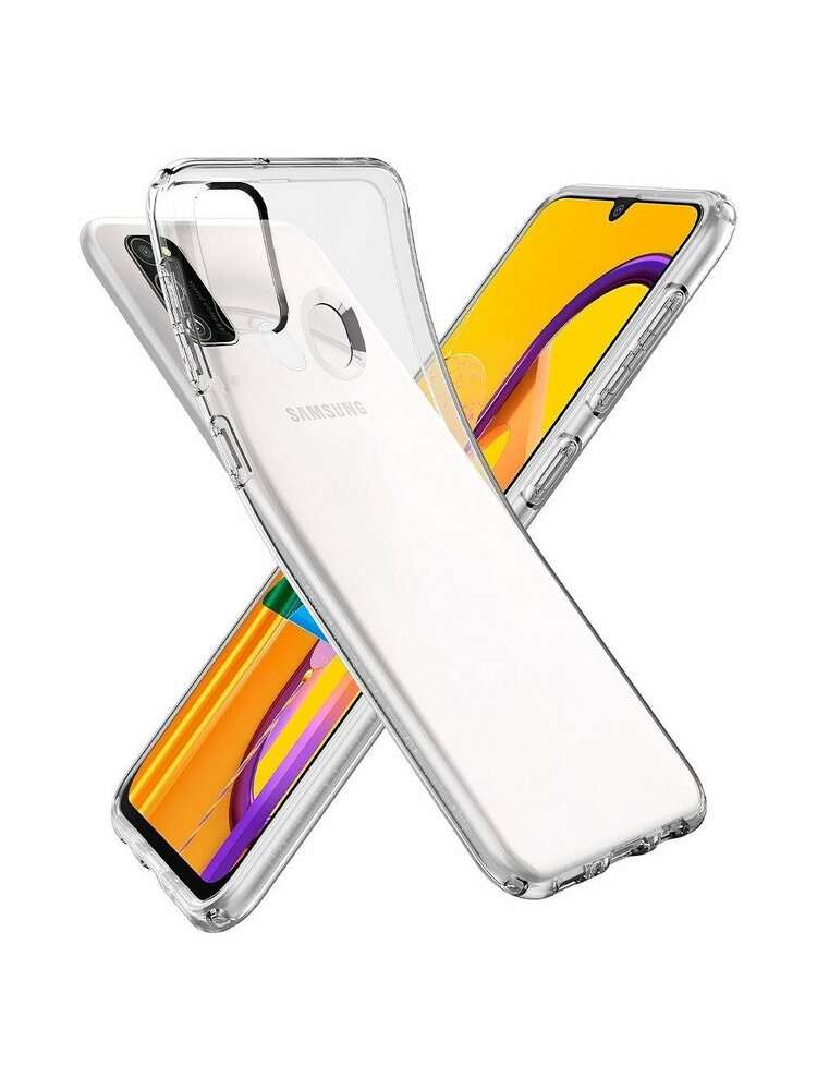 „SPIGEN“ skystas kristalas, skirtas „SAMSUNG M21“ skaidrus