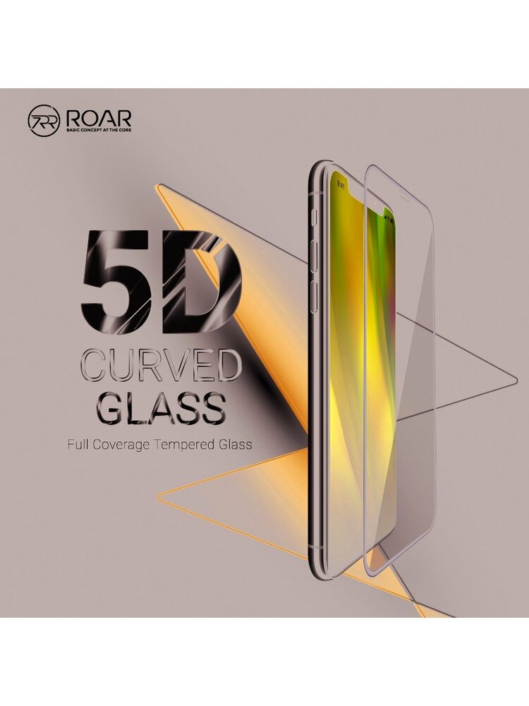 Grūdintas stiklas 5D Roar Glass - „Samsung Galaxy A51“ juodas