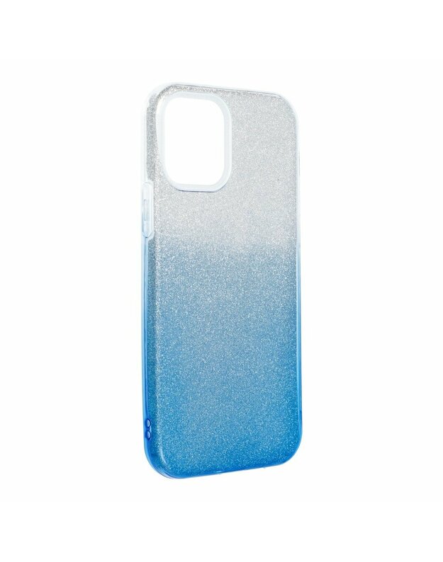 „Forcell“ „SHINING“ dėklas, skirtas „iPhone“ 12/12 PRO skaidrus / mėlynas