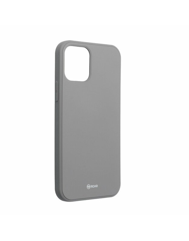 „Roar“ spalvotas želė dėklas - skirtas „iPhone 12/12 Pro“ pilkas