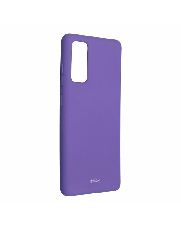 Roar spalvingas želė dėklas - skirtas „Samsung Galaxy S20 FE“ purpurinis