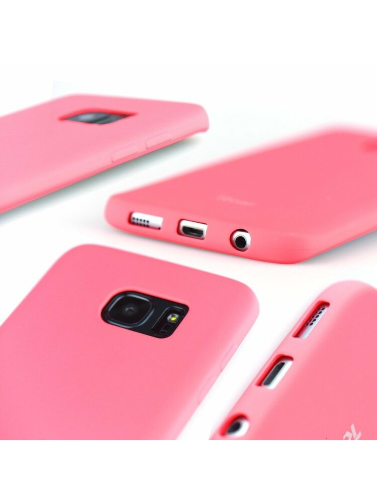 Roar spalvingas želė dėklas - skirtas „Samsung Galaxy M21“ raudonas