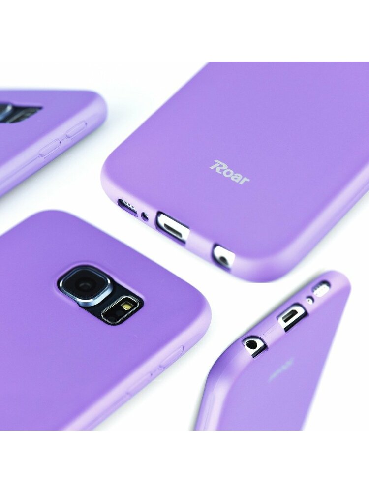Roar spalvingas želė dėklas - skirtas „Samsung Galaxy S20 FE“ purpurinis