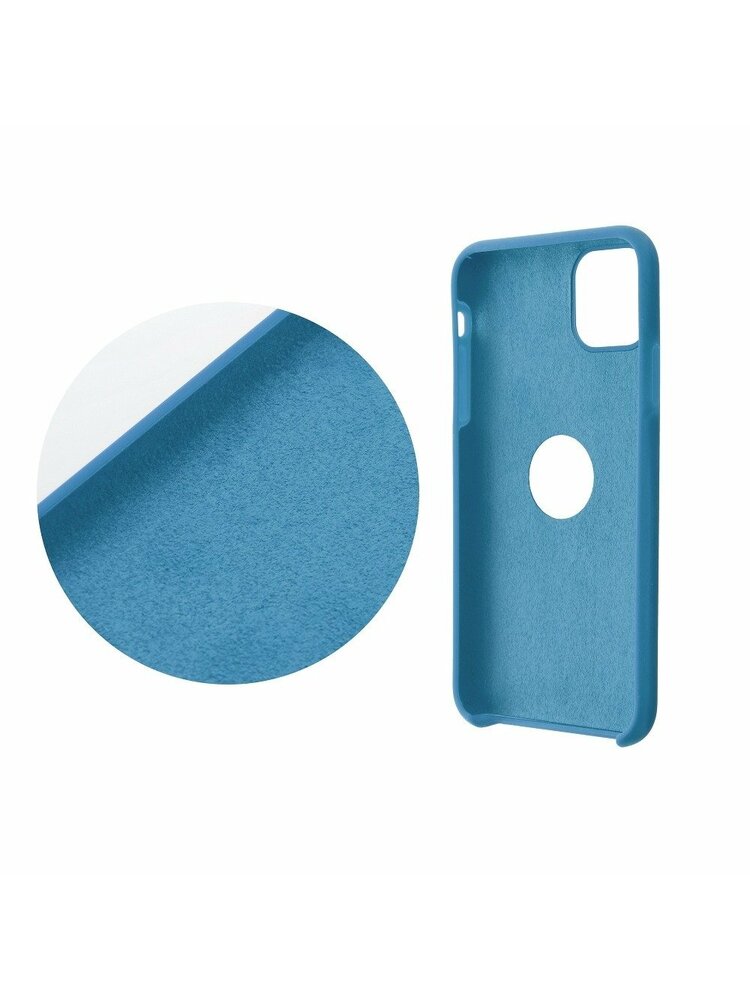 „Forcell“ silikoninis dėklas, skirtas „Samsung Galaxy M21“ tamsiai mėlynas