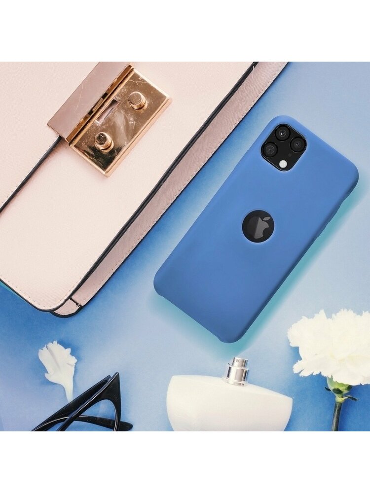 „Forcell“ silikoninis dėklas, skirtas „iPhone 6 2019“ (6,1 ") tamsiai mėlynas