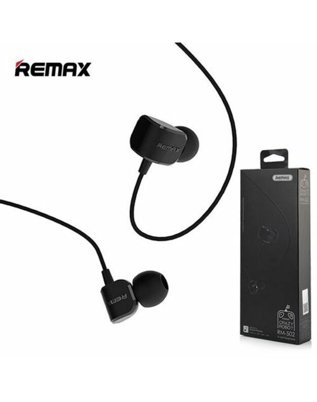  Ausinės REMAX HF RM-502 juodos