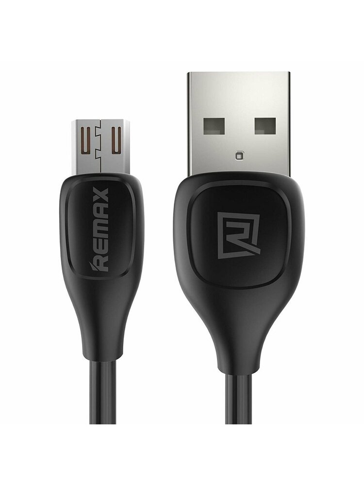  Kabelis „Micro USB 3A“ 1 m greitas įkrovimas „Remax LESU“ juodas