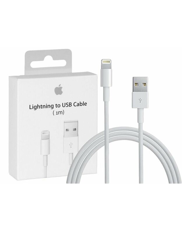 Kabelis USB IPHONE balta dėžutė MD818ZM / A