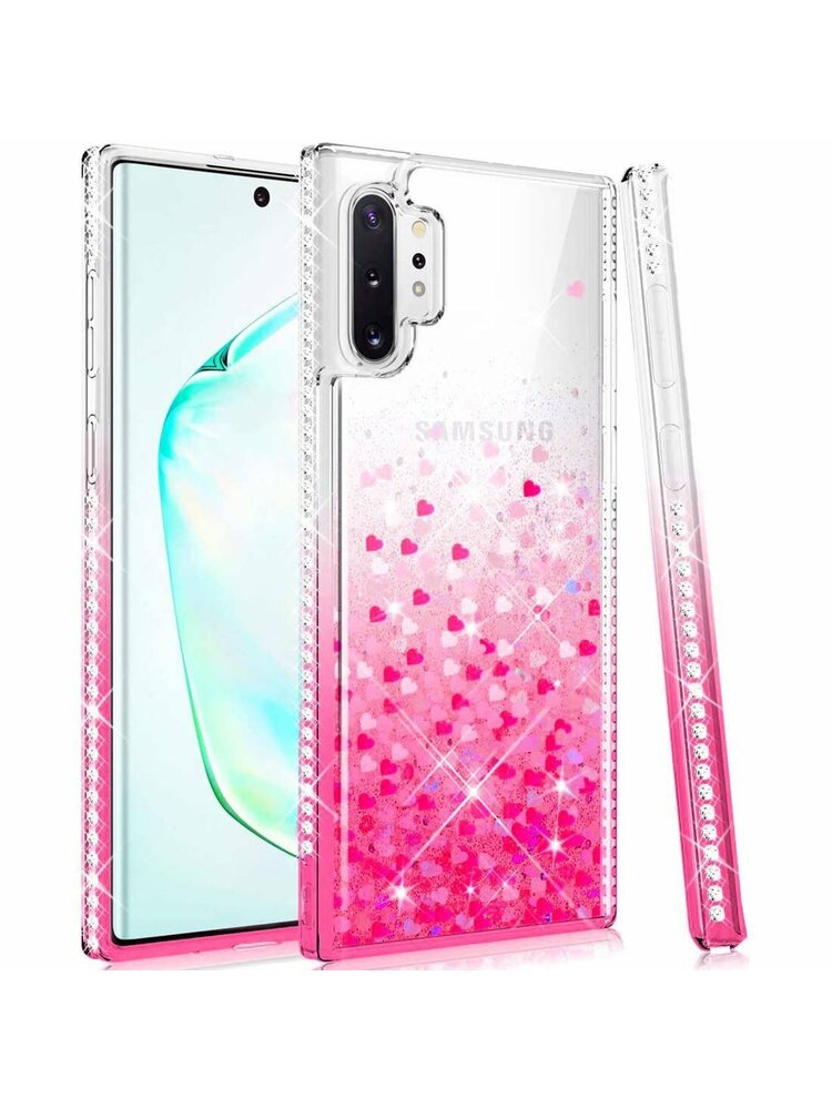 Dėklas SAMSUNG GALAXY S10 LITE Diamond Liquid pink