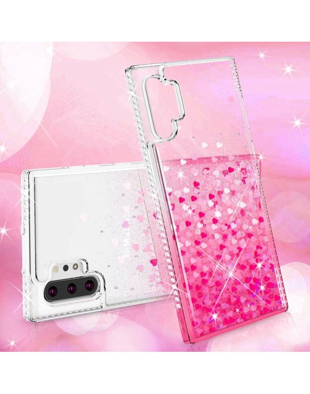 Dėklas SAMSUNG GALAXY S10 LITE Diamond Liquid pink