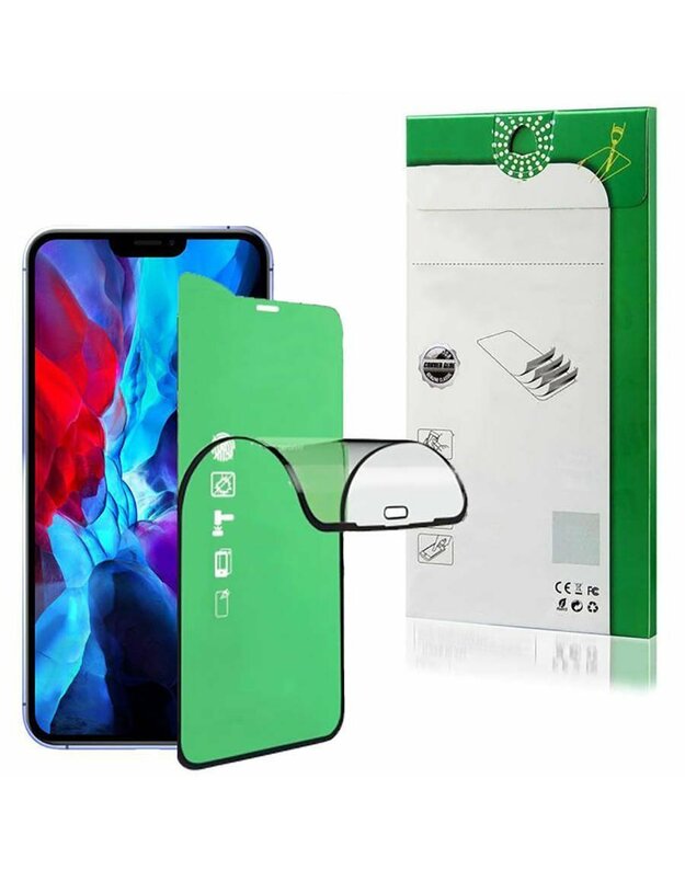 Hibridinis stiklas SAMSUNG GALAXY A02S 9D keramikinis pilnas klijai