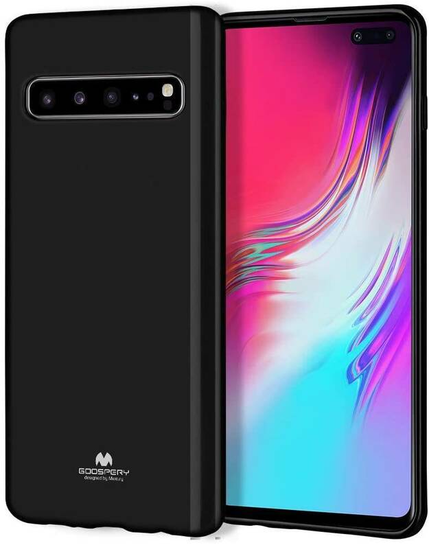  sutŽelė dėklas Mercury SAMSUNG GALAXY S10 + S10 PLUS juodas