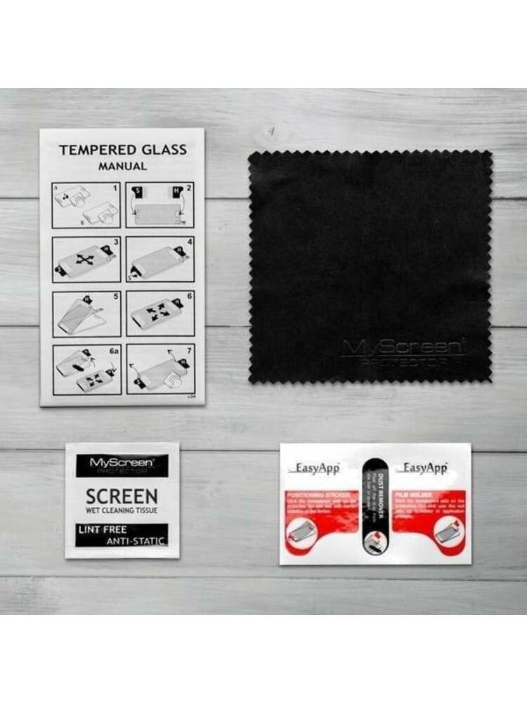 Grūdintas stiklas 5D SAMSUNG GALAXY A02S „MyScreen Lite Edge Full Glue“ juodas