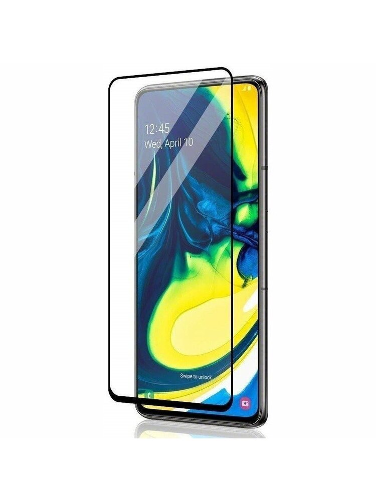 Grūdintas stiklas 5D SAMSUNG GALAXY A51 Pilnas klijai juodas