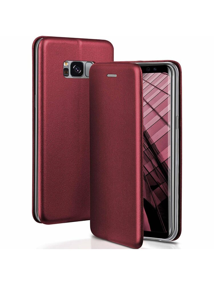 Case SAMSUNG GALAXY S21 ULTA Flip Elegance burgundy