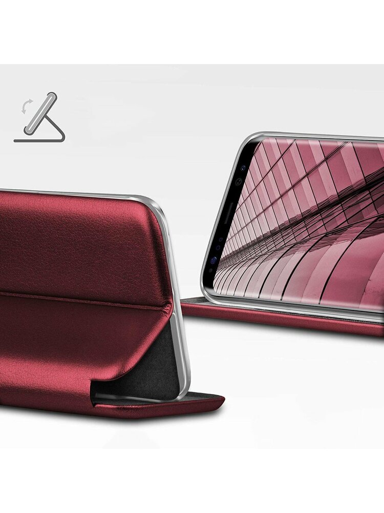 Case SAMSUNG GALAXY S21 ULTA Flip Elegance burgundy