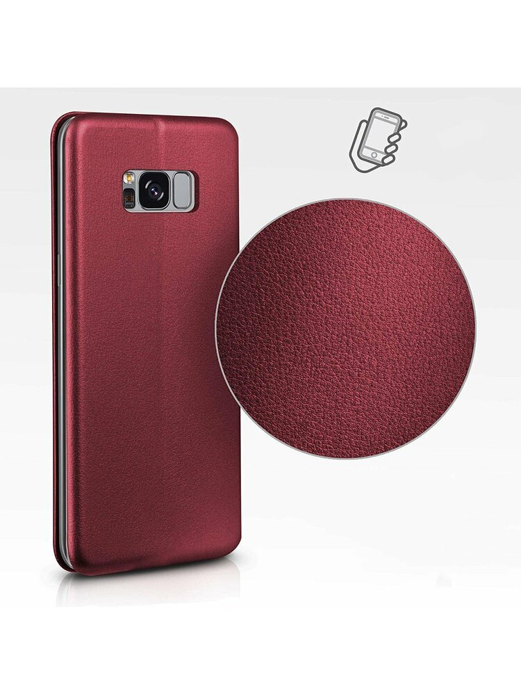 Case SAMSUNG GALAXY S21 ULTA Flip Elegance burgundy