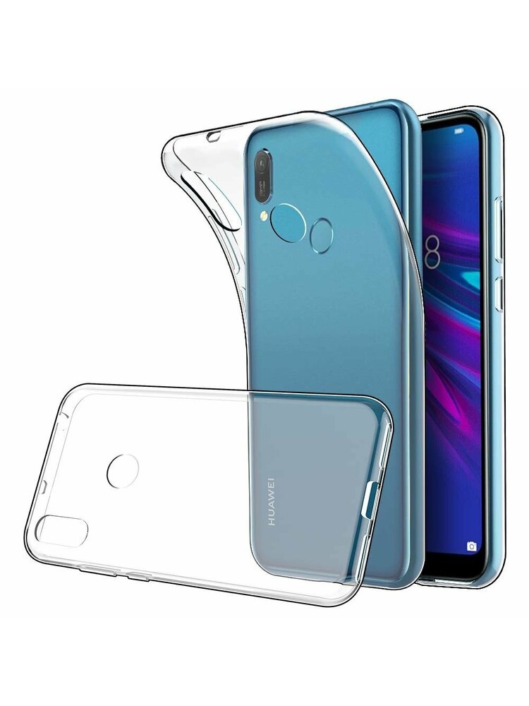 Plonas dėklas HUAWEI Y6 2019 skaidrus