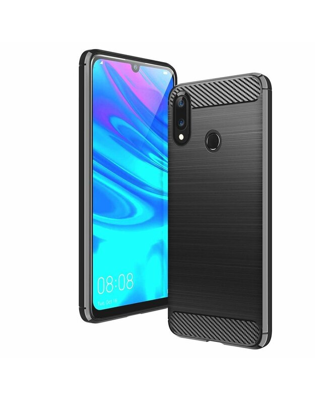 Anglies dėklas HUAWEI Y7 2019 juodas