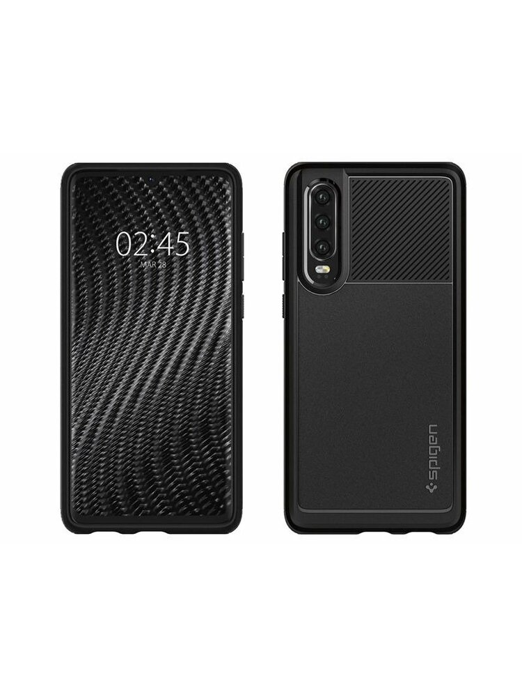 „Spigen Rugged Armor“ dėklas HUAWEI P30 juodas L38CS25735