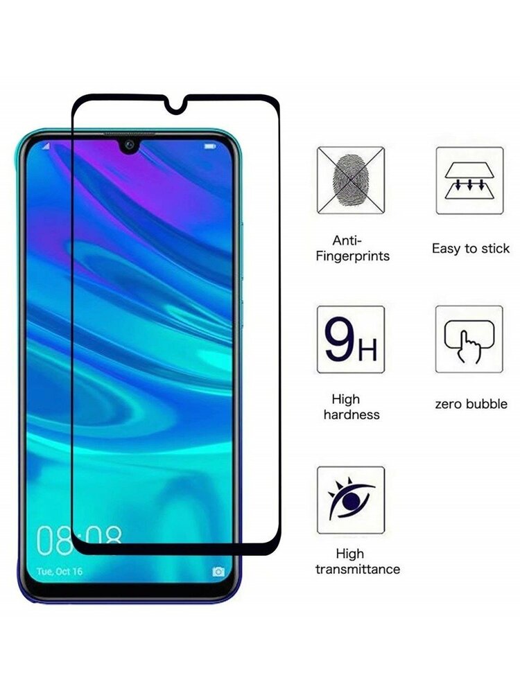 Grūdintas stiklas 5D HUAWEI P SMART 2019 / P SMART 2020 Full Glue black