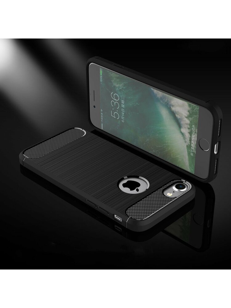 Dėklas „IPHONE SE 2020 Armored Carbon black“