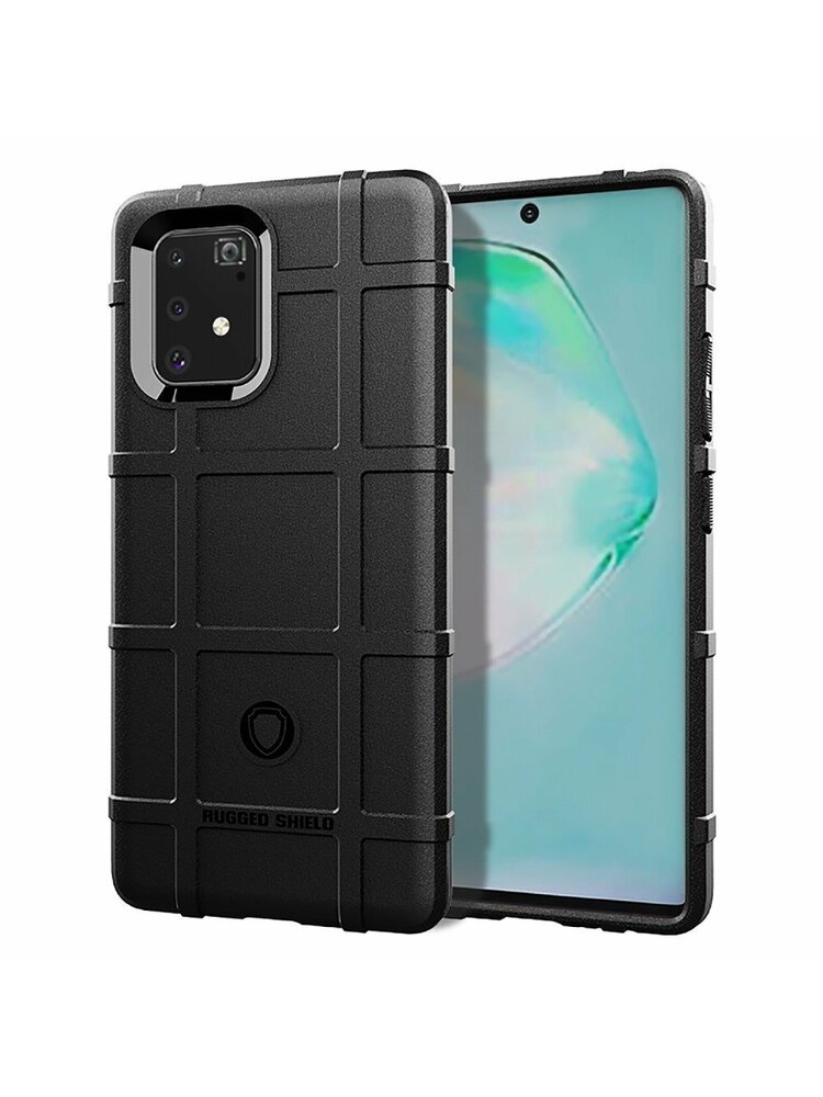 Dėklas SAMSUNG GALAXY S10 LITE Armored Rugged Square black