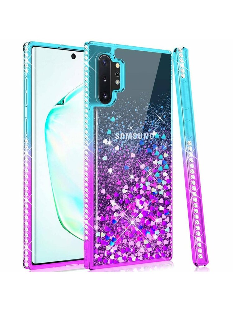 Dėklas „SAMSUNG GALAXY S10 LITE Diamond Liquid“ mėlynai violetinis