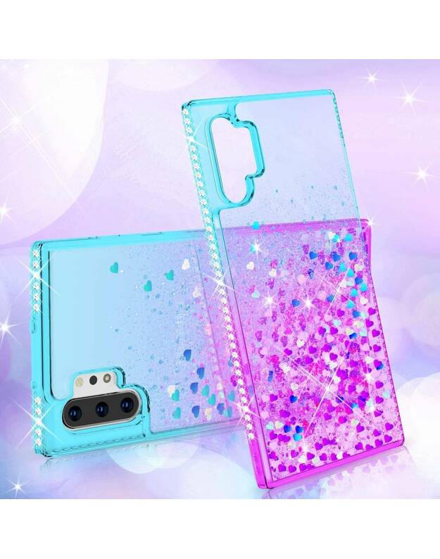 Dėklas „SAMSUNG GALAXY S10 LITE Diamond Liquid“ mėlynai violetinis