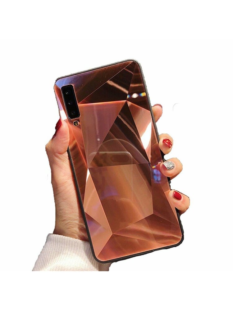 Deimantinio akmens dėklas SAMSUNG GALAXY S10e aukso rožė