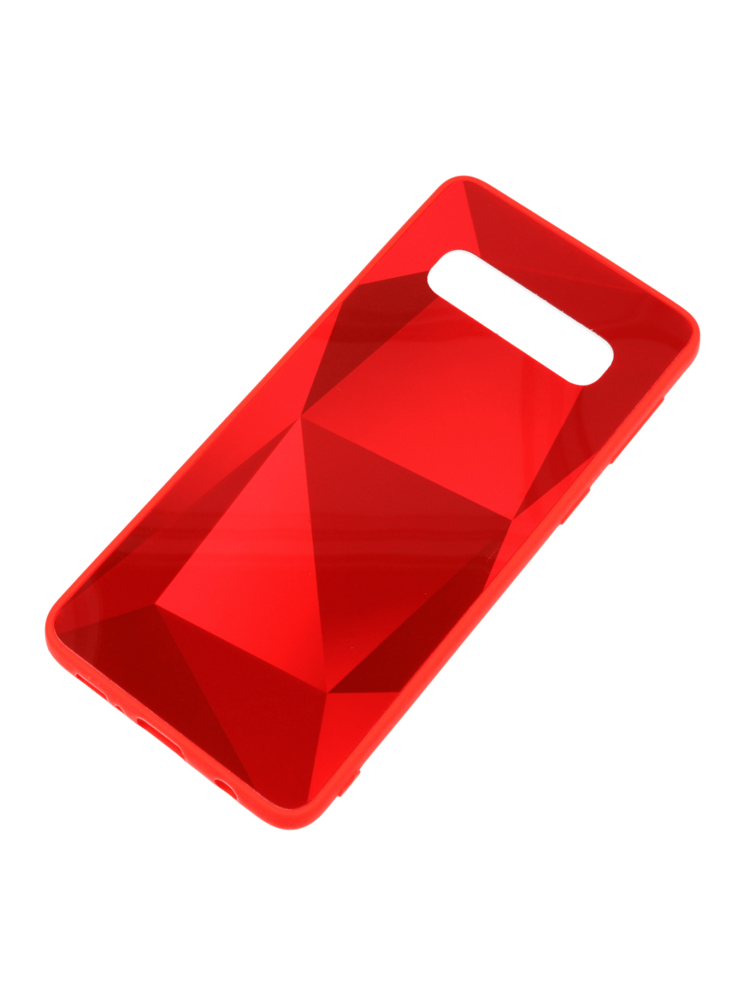 Deimantinio akmens dėklas SAMSUNG GALAXY S10e raudonas