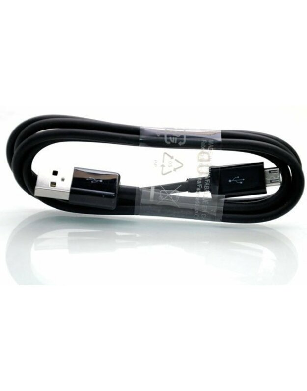 Originalus laidas 1,5 m „Micro USB“ SAMSUNG ECB-DU4EBE juodas BULK