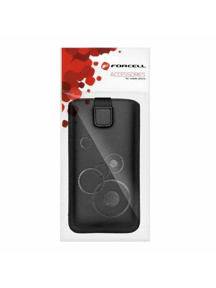 „Forcell Deko“ dėklas - skirtas „Samsung I9100 Galaxy S2 / i9000 / S8600 Wave 3“ juodas