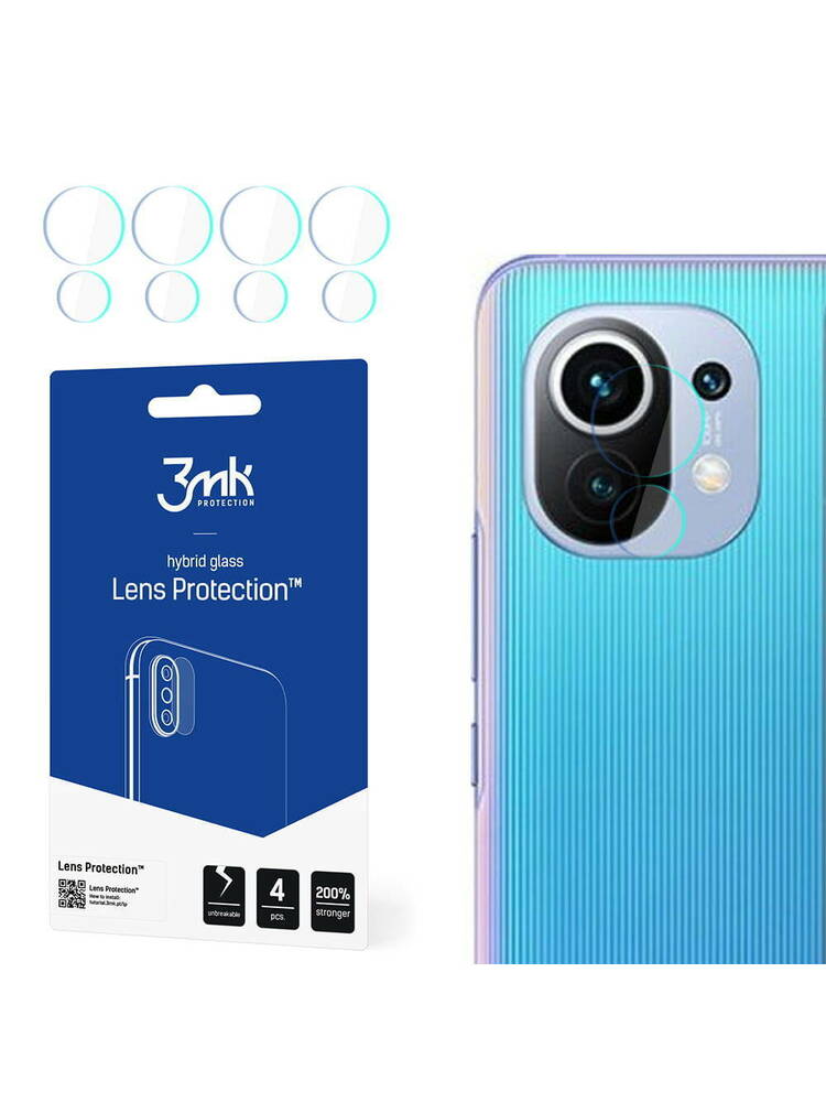 Fotoaparato hibridinis stiklas XIAOMI MI 11 5G 3mk lankstus stiklo objektyvas